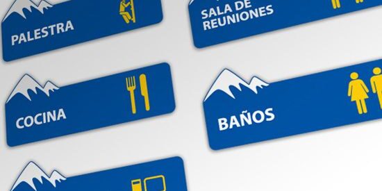 Señalizacion en Acrilico